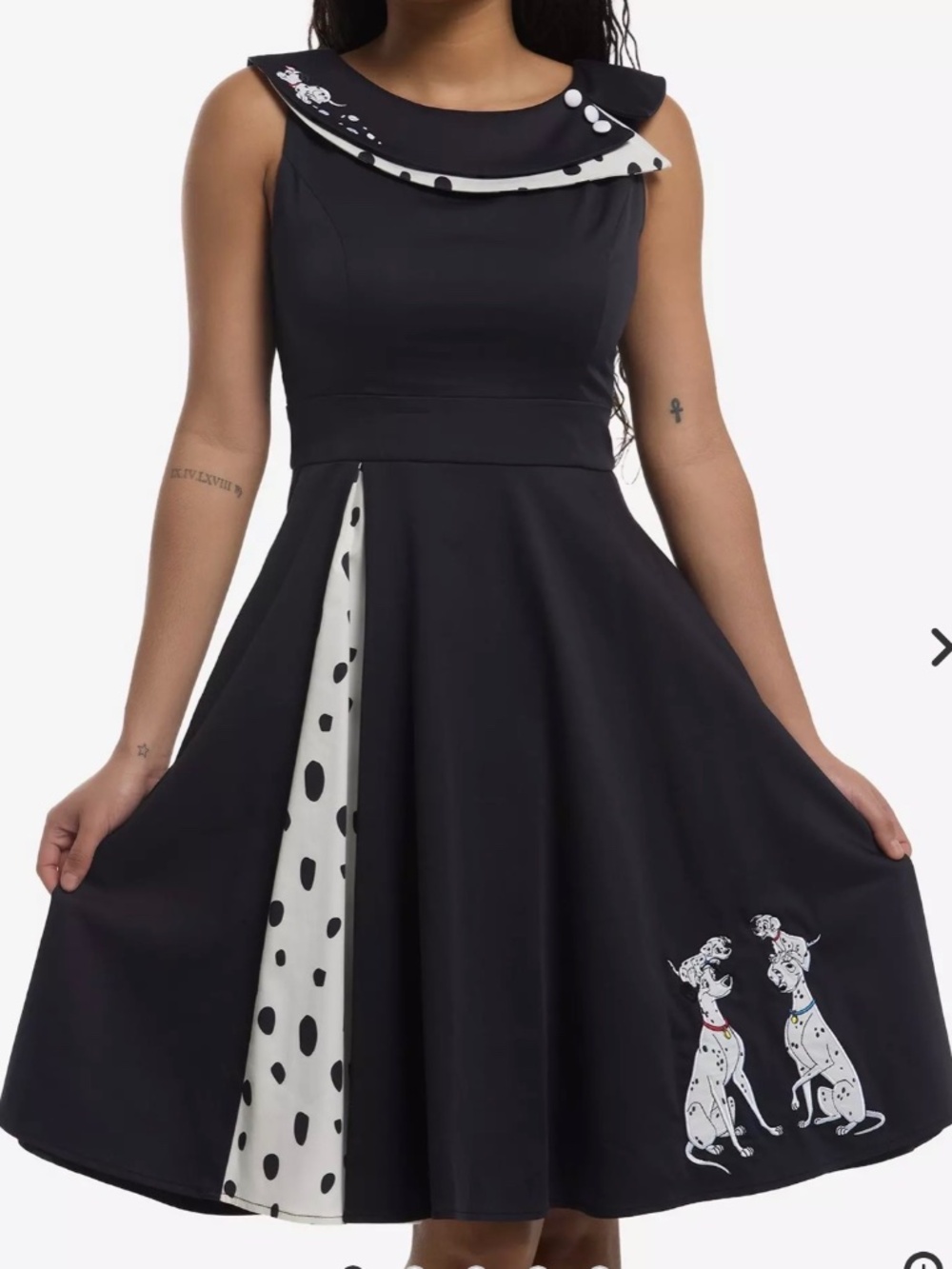 Her Universe Disney 101 Dalmatians Polka Dot Retro Dress